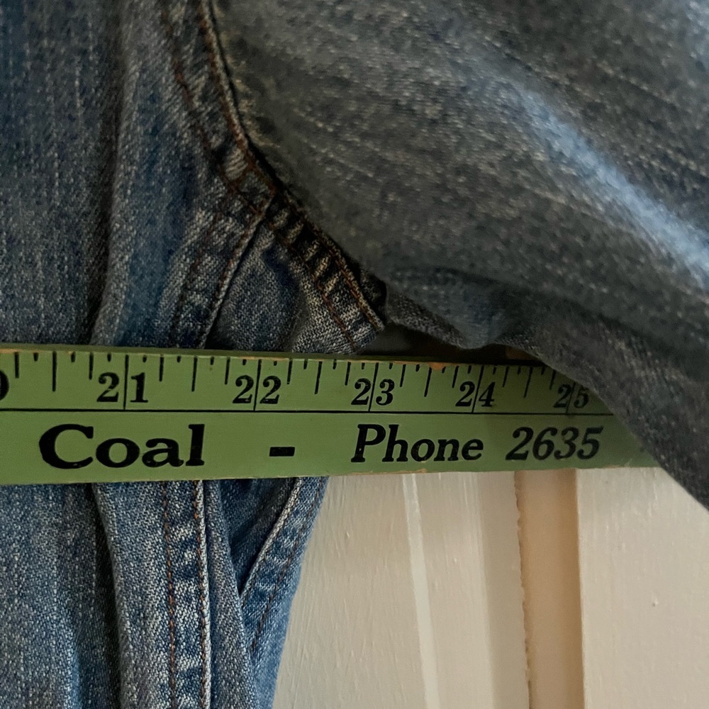 Classic 80’s Venezia Chambray Vintage Blue Denim Jacket - Picture 4 of 8